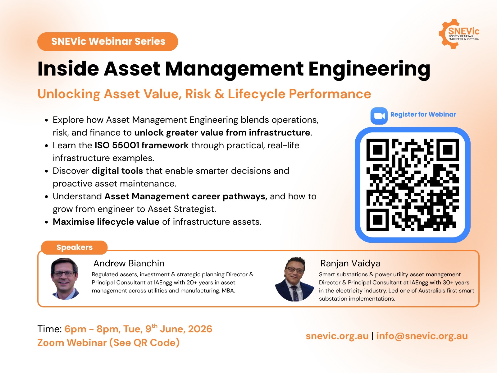 SNEVIC Webinar - Asset Management